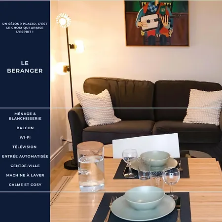 Le Beranger T2 Centre Wifi Balcon * Tours